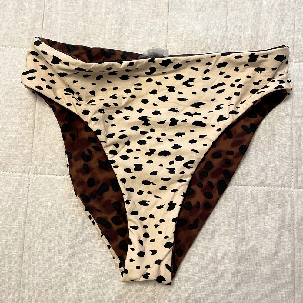 PQ Swim Wild Heart Reversible Hilary High Waist Bottom